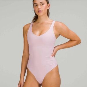Lululemon Align Pink Bodysuit Size 10